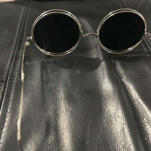 Round Silver Sunglasses Mirror Lens main image 5
